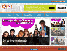 Tablet Screenshot of clonitos.com.mx